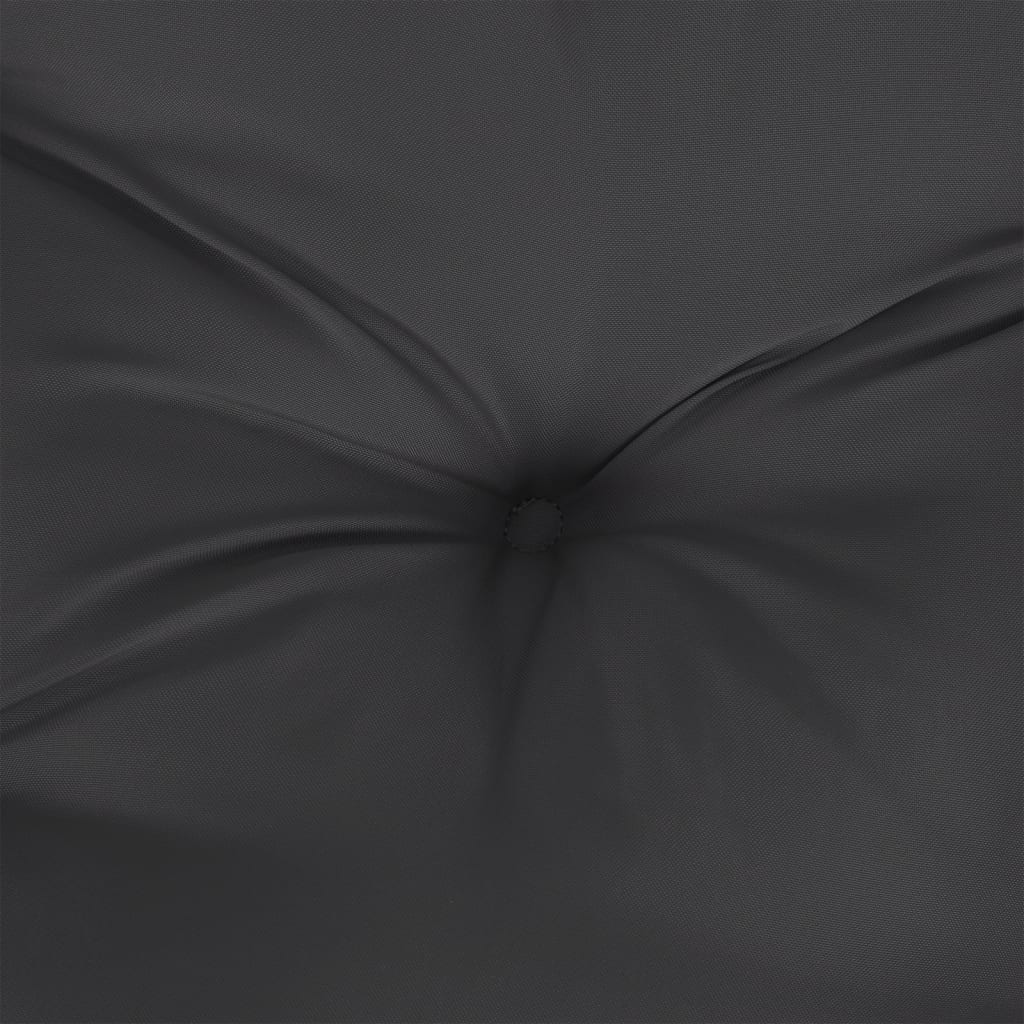 Vidaxl Cojines De Silla De Jardín 2 Uds Tela Oxford Negro 50x50x7 Cm_5