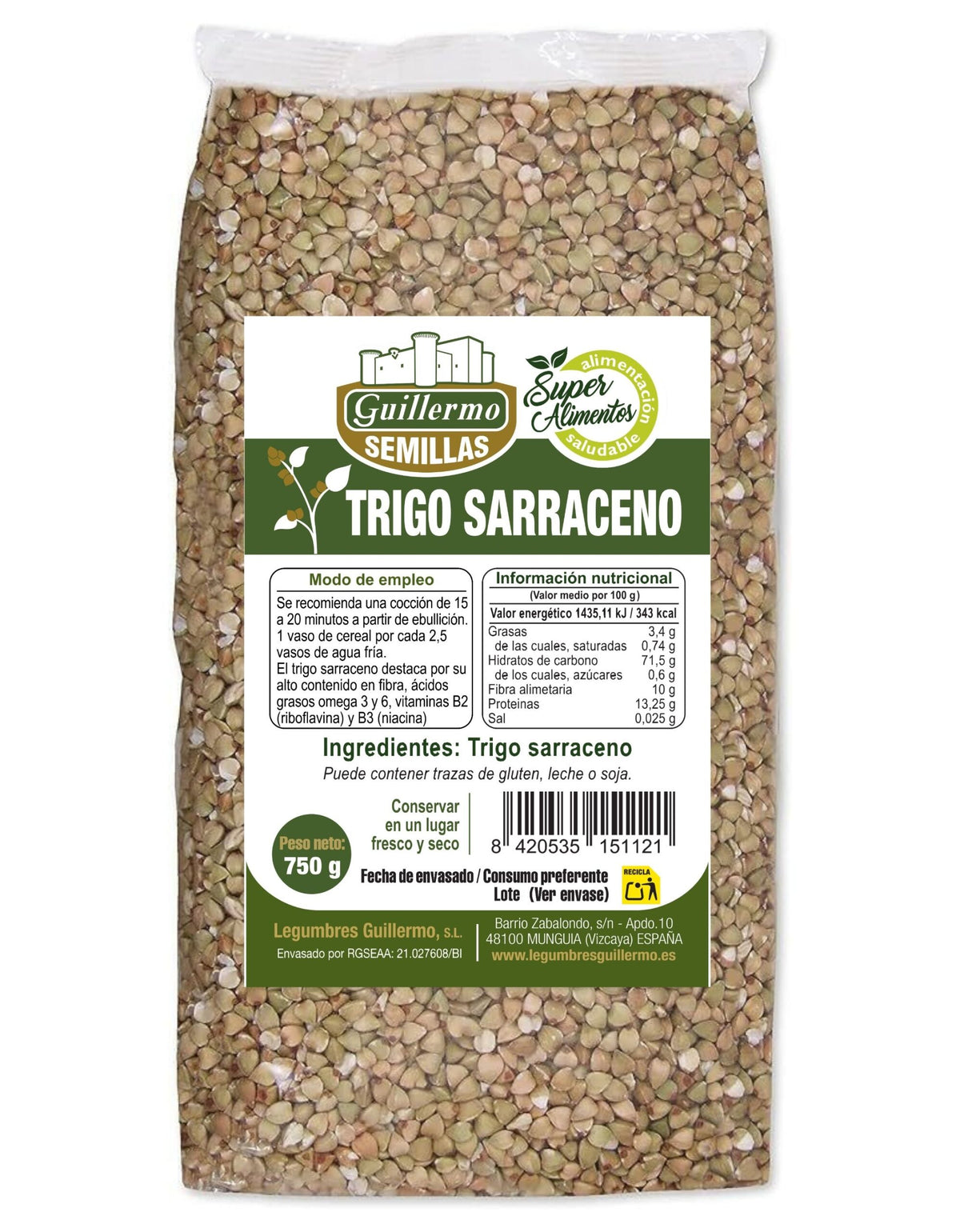 Trigo Sarraceno Bio - 750 G_0