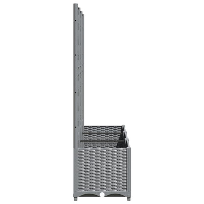 Macetero De Jardín Gris Claro 120 X 40 X 136 Cm_4