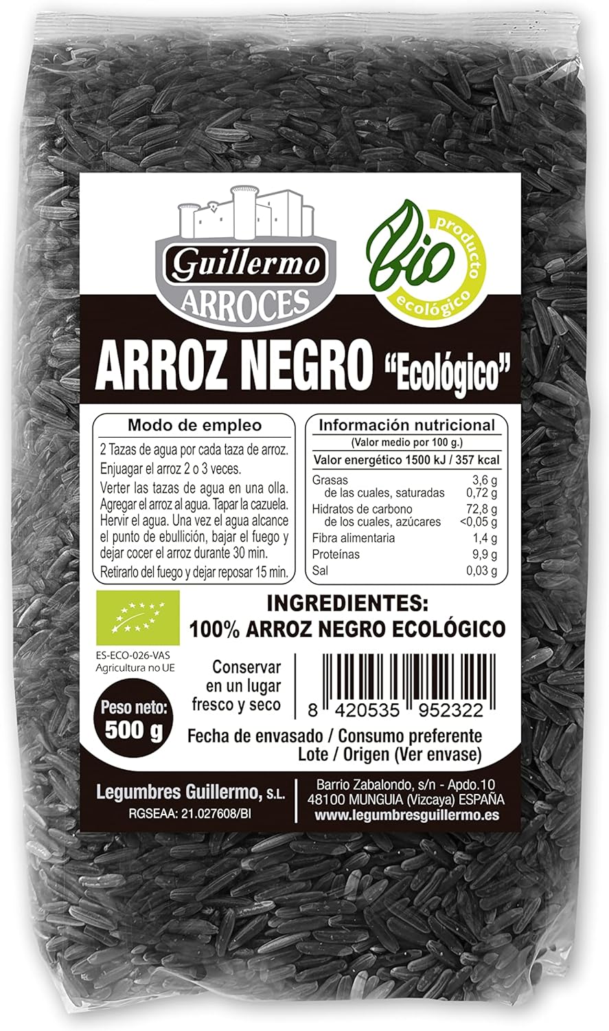Arroz Negro Bio - 500 G_0