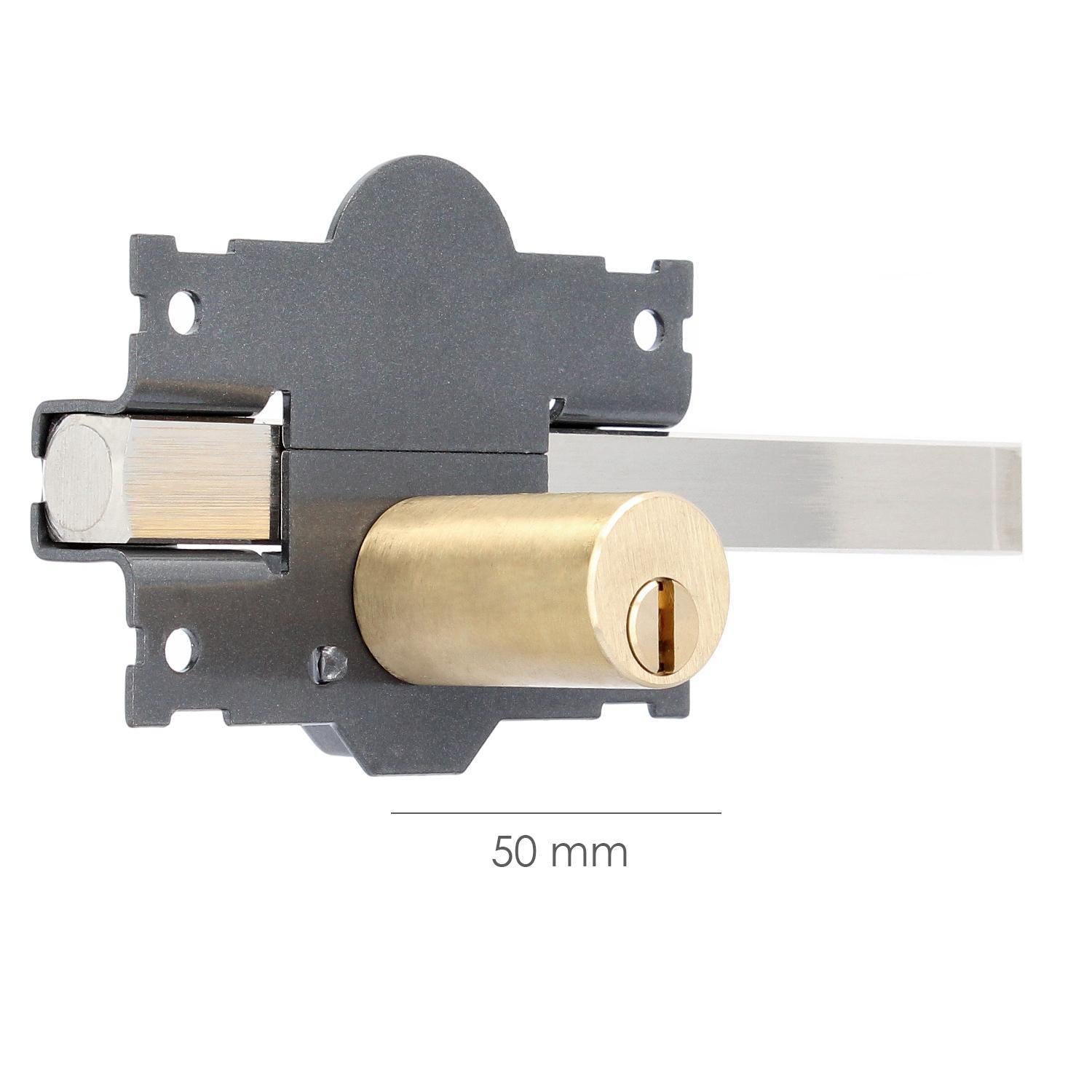 Cerrojo B-2 Llave 2 Lados Pasador De 183mm Cilindro Redondo De 50mm_2