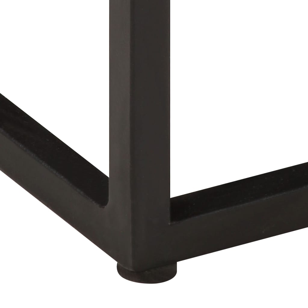 Mesa Auxiliar De Madera Maciza Reciclada 30x30x33 Cm_2