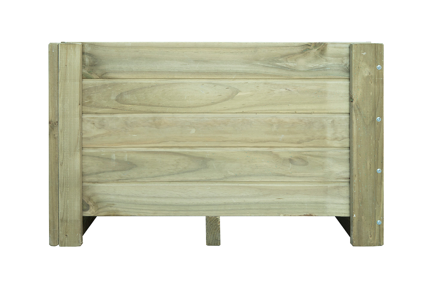 Macetero Cuadrado De Madera 80x80x63 Cm Elche Autoclave - Madelea..