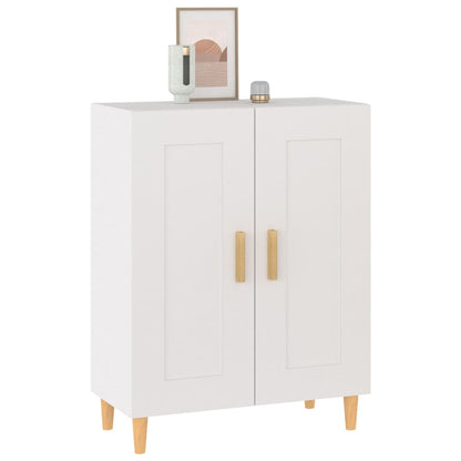 Aparador De Madera Contrachapada Blanco 69,5x34x90 Cm / Vetonek_4