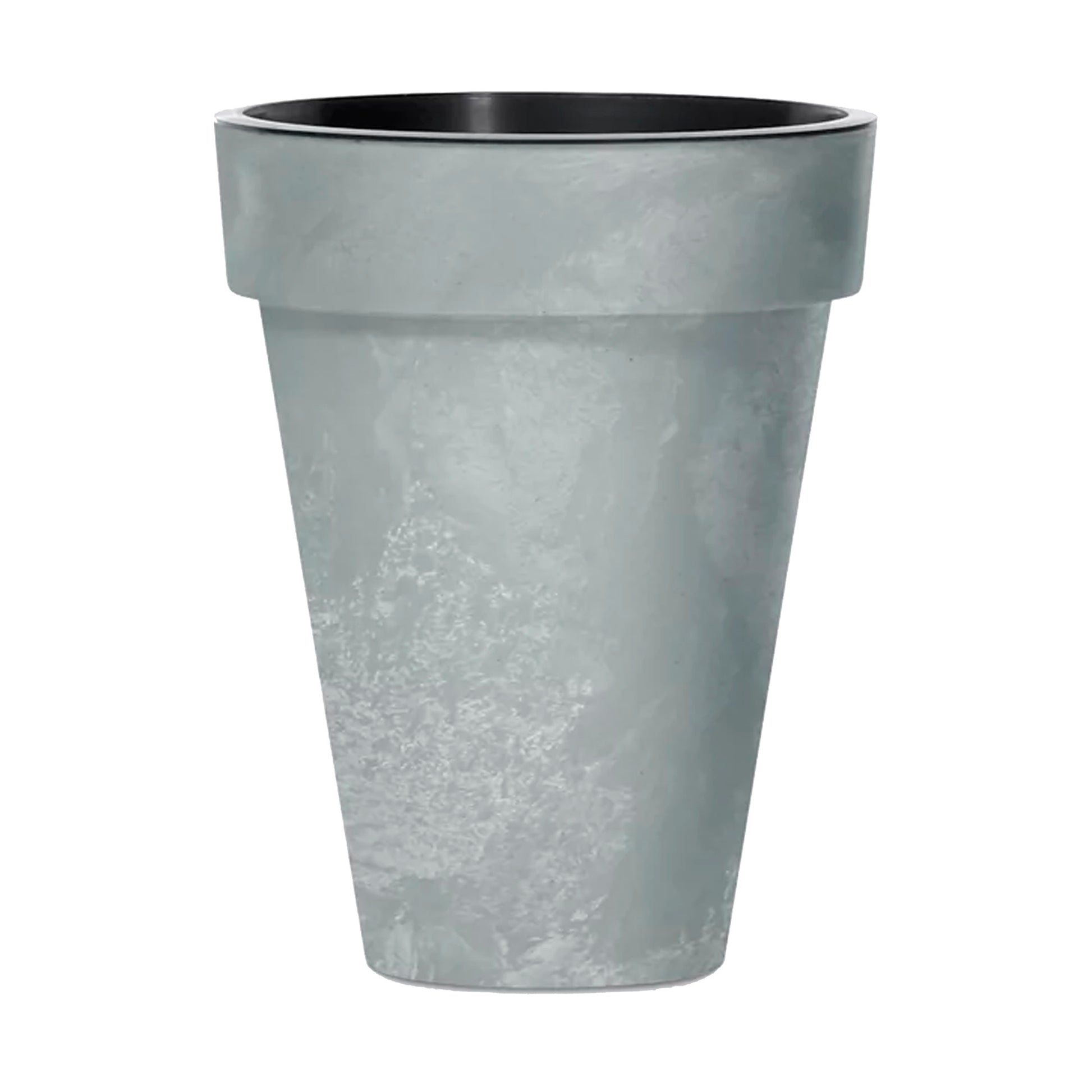 Maceta Cube Slim Beton Effect 12l., Con Depósito, Dimensiones (mm) 276x276x349, Color Hormigón_0