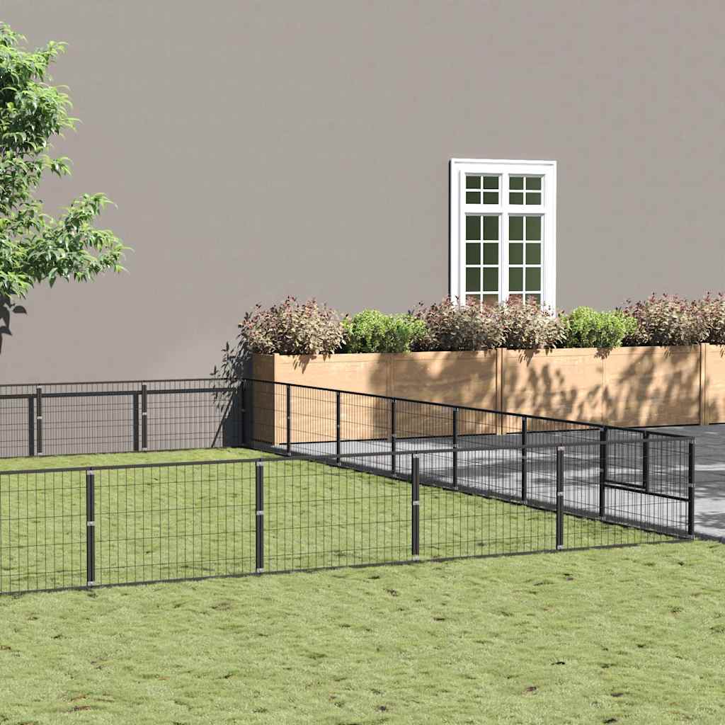 Perrera Acero 56 M² Negra_1