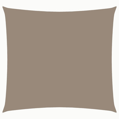 Vidaxl Toldo De Vela Cuadrado Tela Oxford Gris Taupe 7x7 M_0