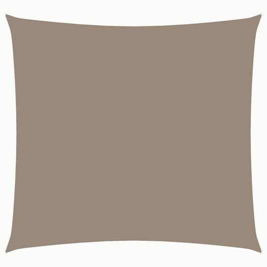 Vidaxl Toldo De Vela Cuadrado Tela Oxford Gris Taupe 7x7 M_0