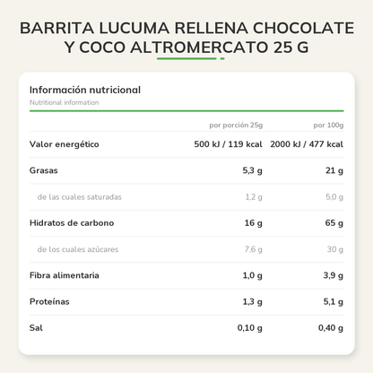Información nutricional