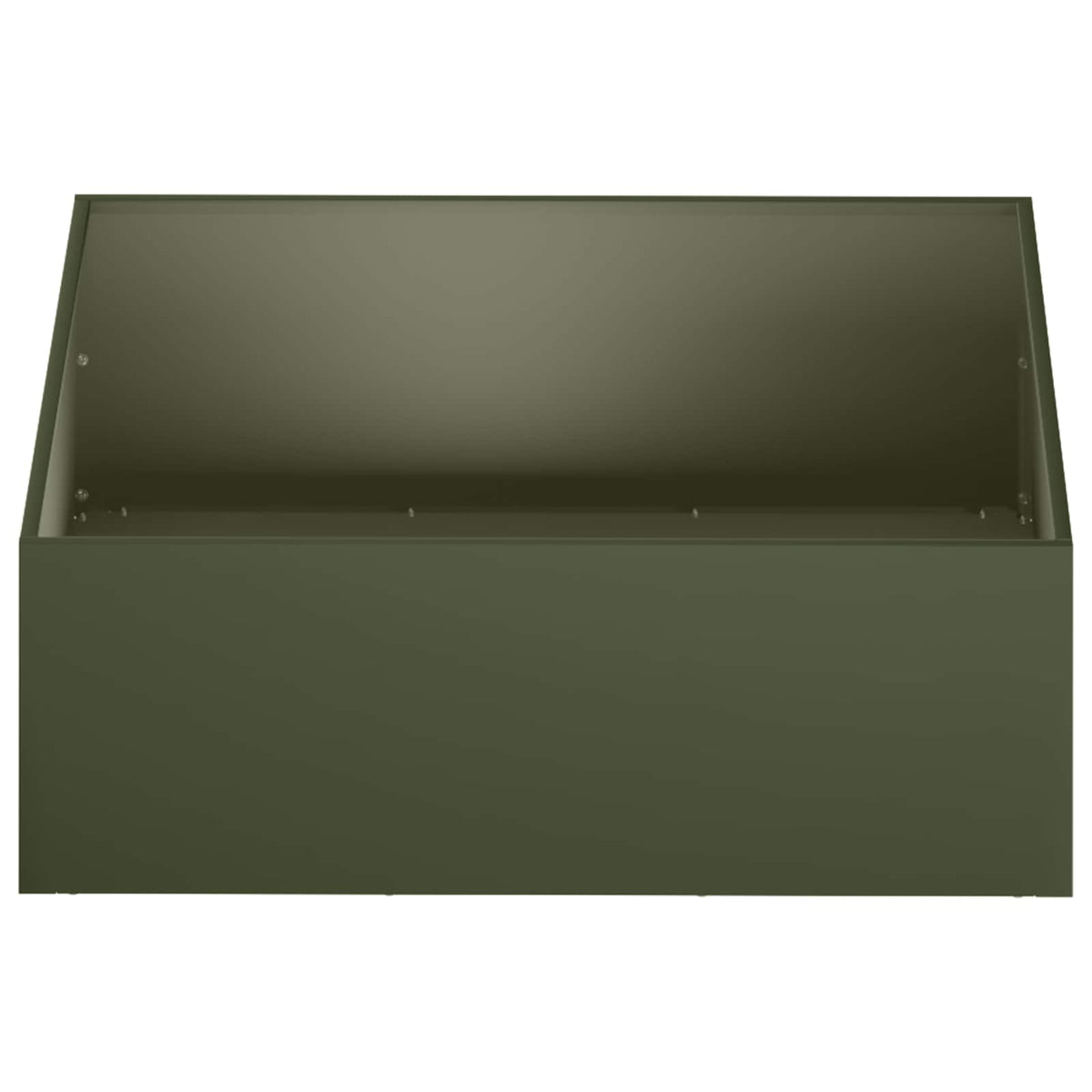 Macetero De Jardín Verde Oliva 60 X 60 X 20 Cm_2