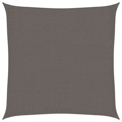 Vidaxl Toldo De Vela Cuadrado Hdpe 3,6x3,6 M Gris Antracita_0