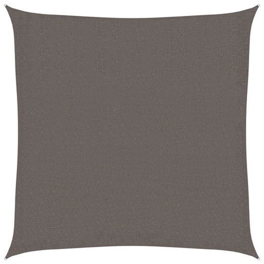 Vidaxl Toldo De Vela Cuadrado Hdpe 3,6x3,6 M Gris Antracita_0