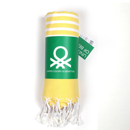 Set 2 Toallas Benetton Hamman 80x165cm 170gsm 100%algodon Amarillo Casa Benetton_5