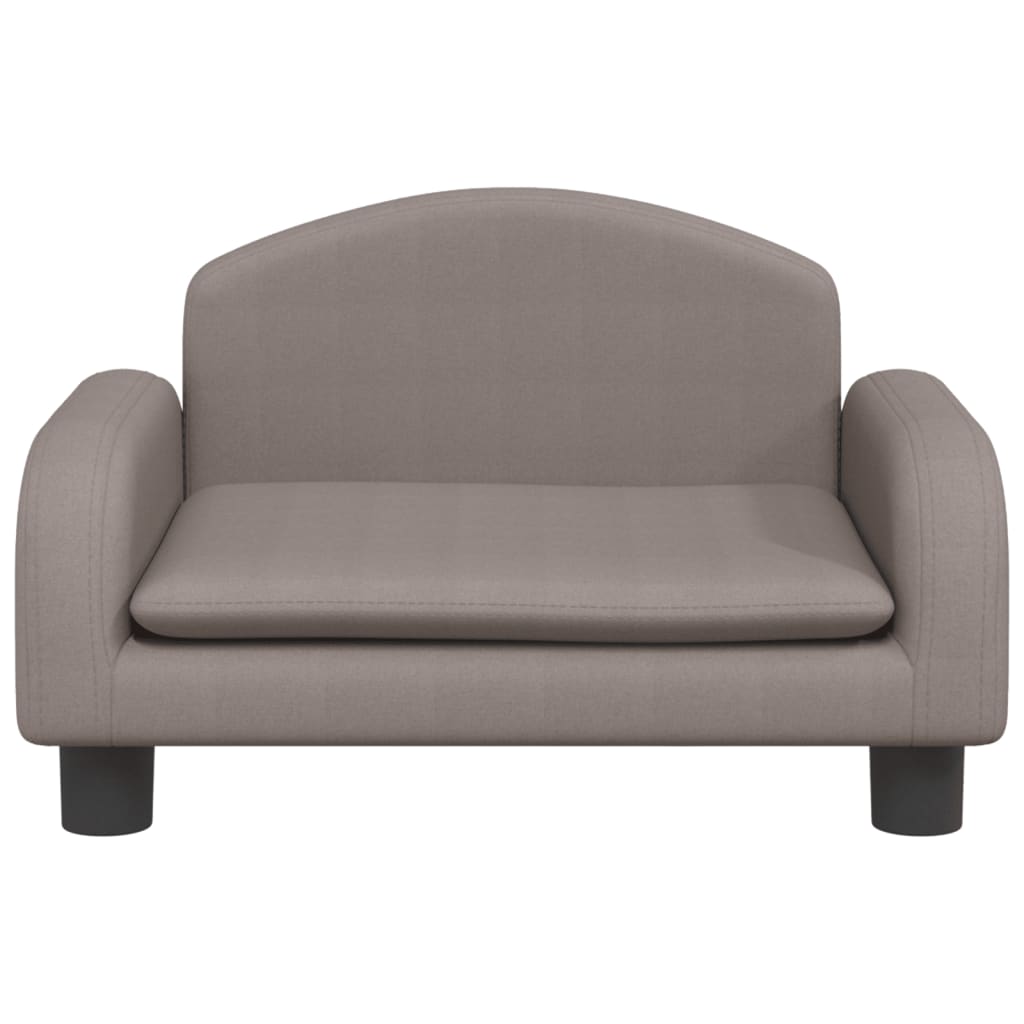 Cama Para Perros De Tela Gris Taupe 50x40x30 Cm / Vetonek_0