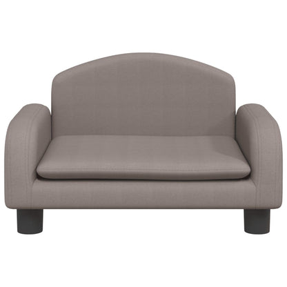 Cama Para Perros De Tela Gris Taupe 50x40x30 Cm / Vetonek_0