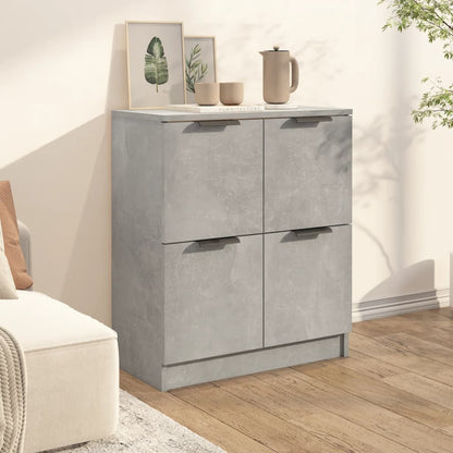 Aparador De Madera Contrachapada Gris Hormigón 60x30x70 Cm / Vetonek_2