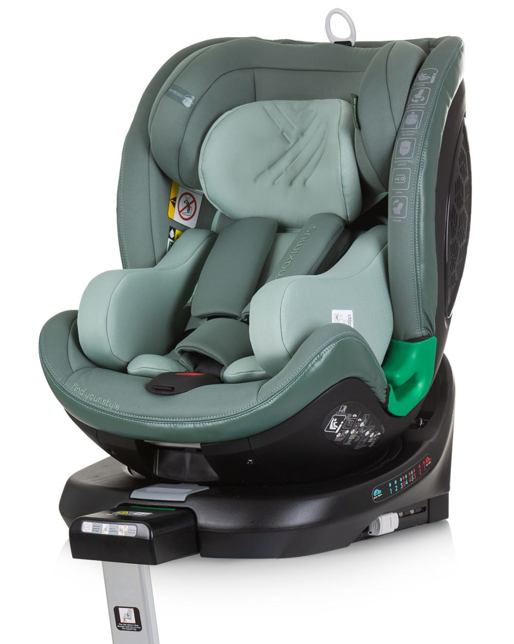 Silla De Coche Maximus 360 I-size 40-150 Cm Pastel Green_1