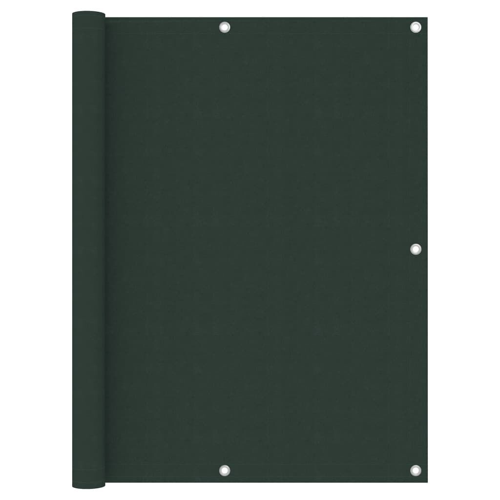 Vidaxl Toldo Para Balcón Tela Oxford Verde Oscuro 120x400 Cm_0