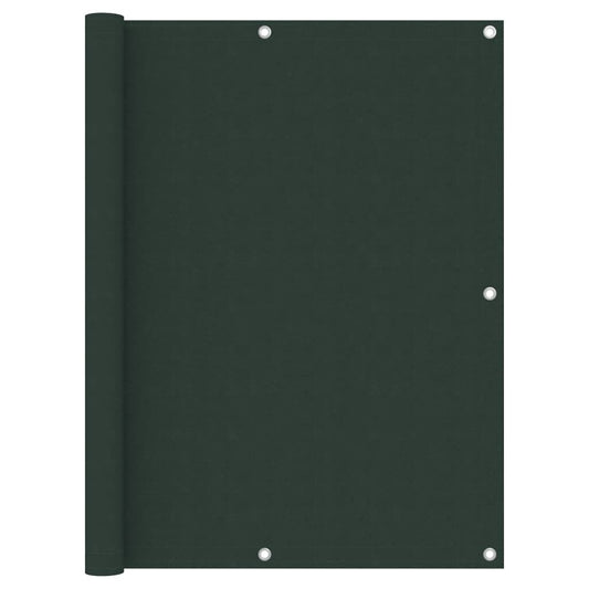 Vidaxl Toldo Para Balcón Tela Oxford Verde Oscuro 120x400 Cm_0