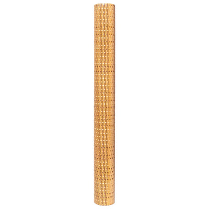 Toldo Para Balcón Ratán Sintético Marrón Claro 400x90 Cm / Vetonek_1