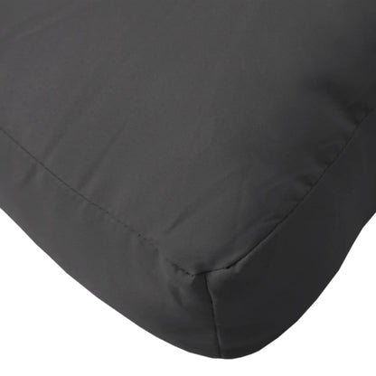 Vidaxl Cojines Para Palets 2 Unidades Tela Negro_5