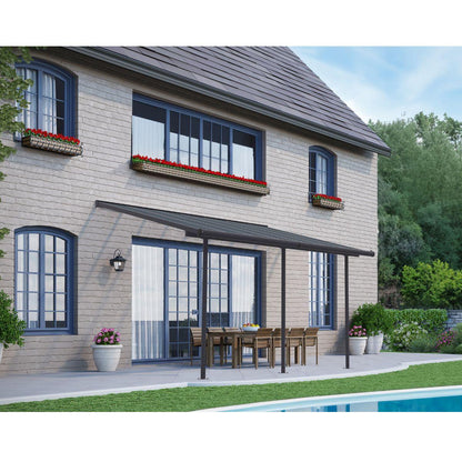 Pérgola adosada Capri 299x434 cm gris Canopia by Palram