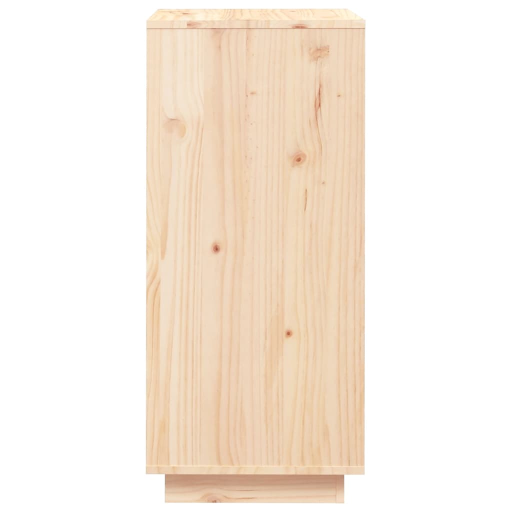 Armario Zapatero De Madera Maciza De Pino 35x35x80 Cm / Vetonek_2