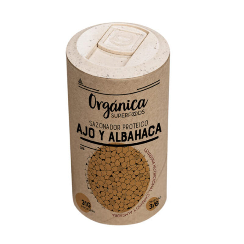 Sazonador Ajo Y Albahaca Raw Sin Gluten Bio 50g_0