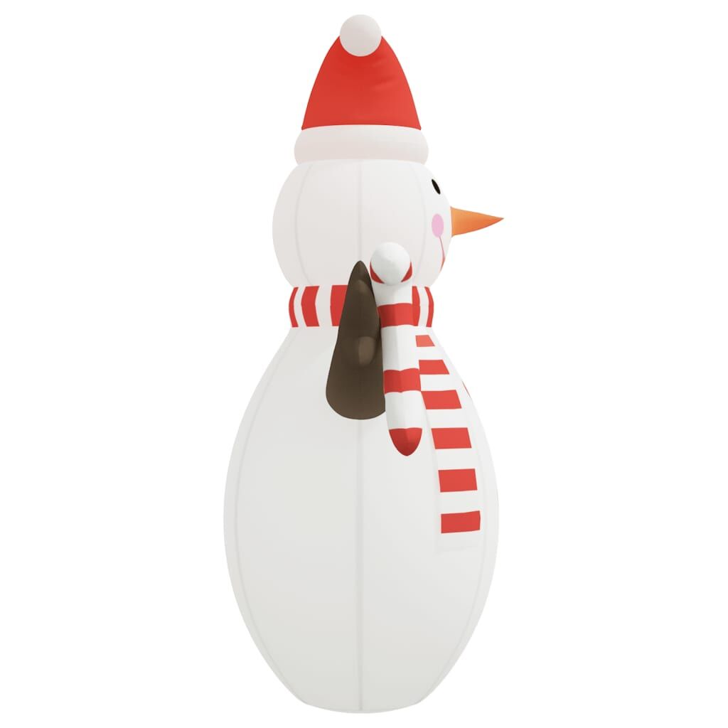 Vidaxl Muñeco De Nieve Inflable De Navidad Con Led 630 Cm_3