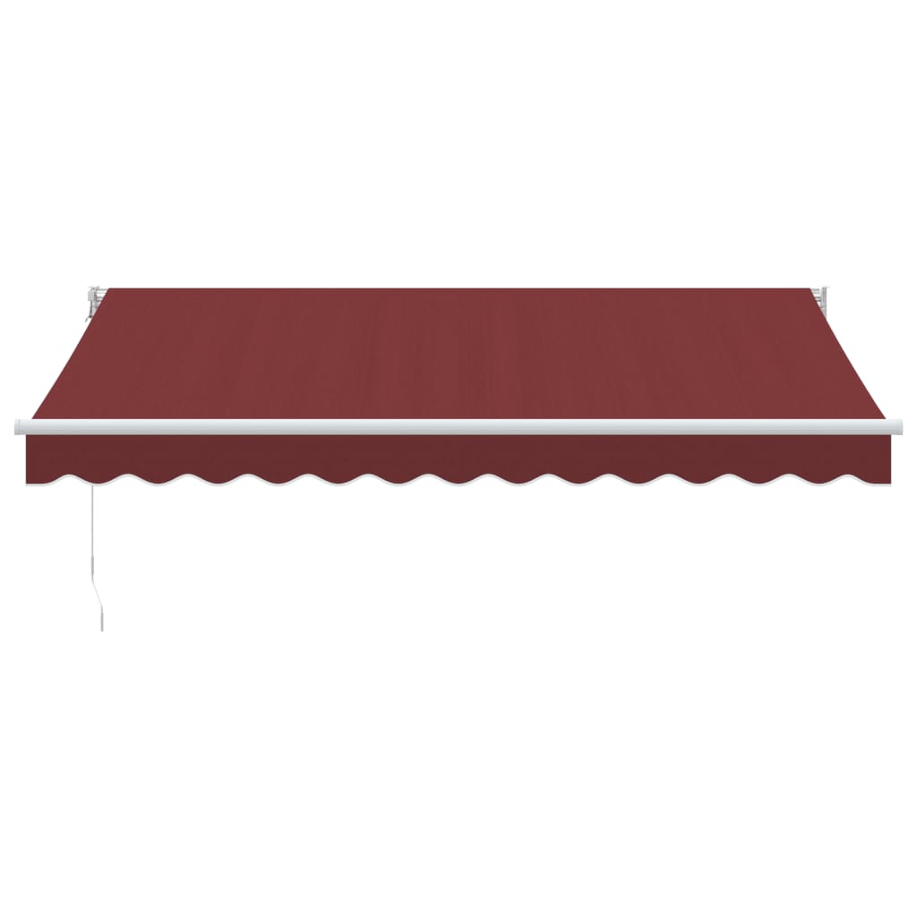 Toldo Retráctil Manual Color Burdeos 350x250 Cm_2