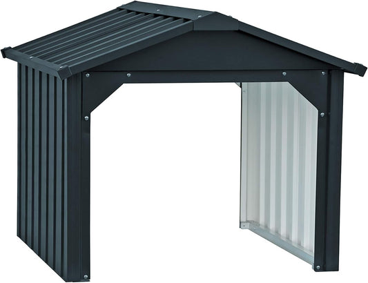 Duramax - Caseta Cobertizo Jardín - Roboshed  - Metal - Color Gris Antracita_0