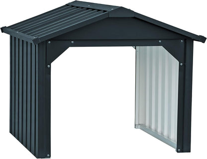 Duramax - Caseta Cobertizo Jardín - Roboshed  - Metal - Color Gris Antracita_0