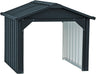 Duramax - Caseta Cobertizo Jardín - Roboshed  - Metal - Color Gris Antracita