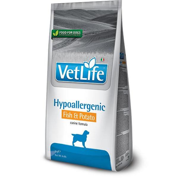 Vet Life Fórmula canina Hypoallergenic Pienso veterinario para perros Farmina 12kg