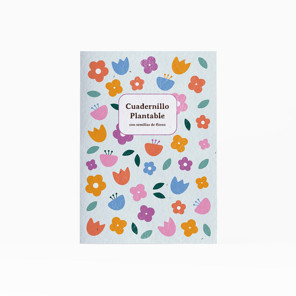 Cuaderno Plantable A5 Con Semillas De Flores | Escribe, Planta Y Hazlo Florecer | Detalle Original_0