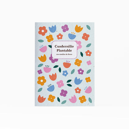 Cuaderno Plantable A5 Con Semillas De Flores | Escribe, Planta Y Hazlo Florecer | Detalle Original_0