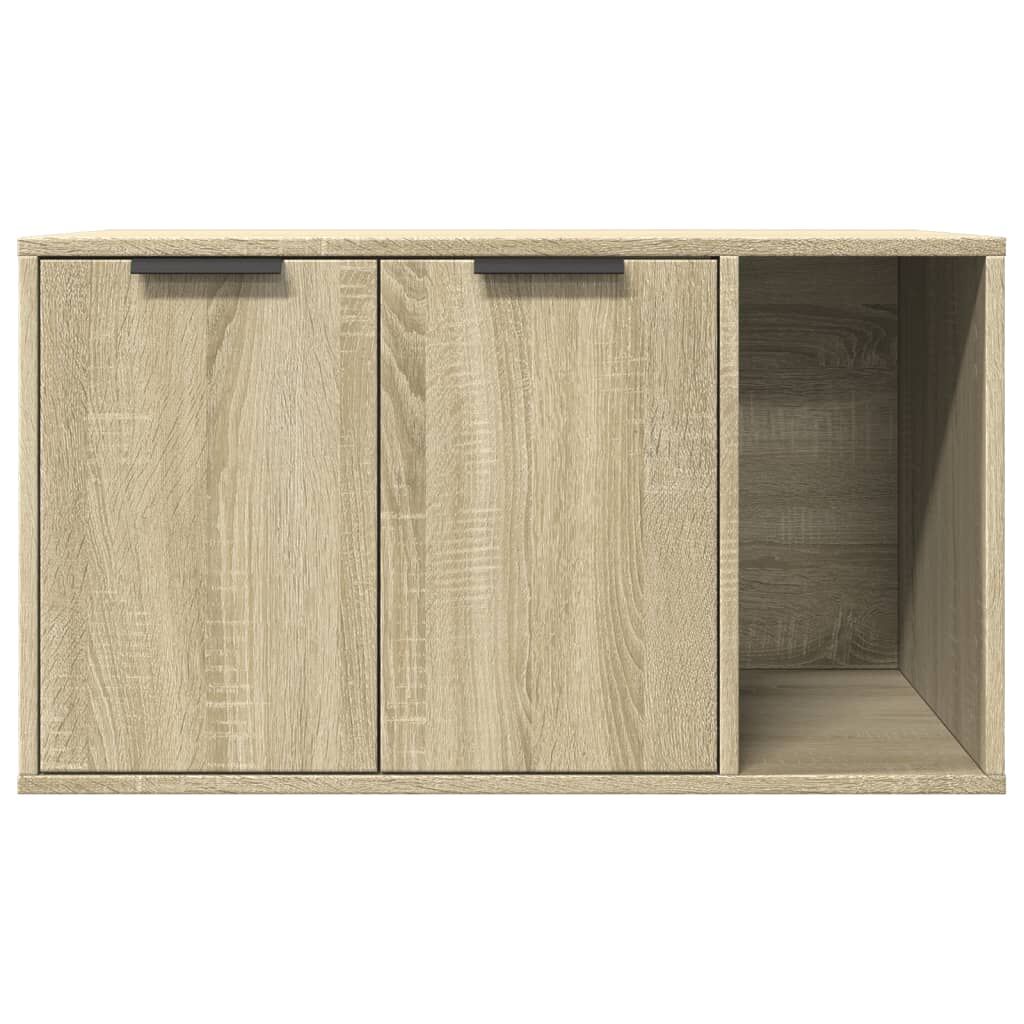 Vidaxl Mueble Arenero Para Gatos Madera Roble Sonoma 80x50x45 Cm_4