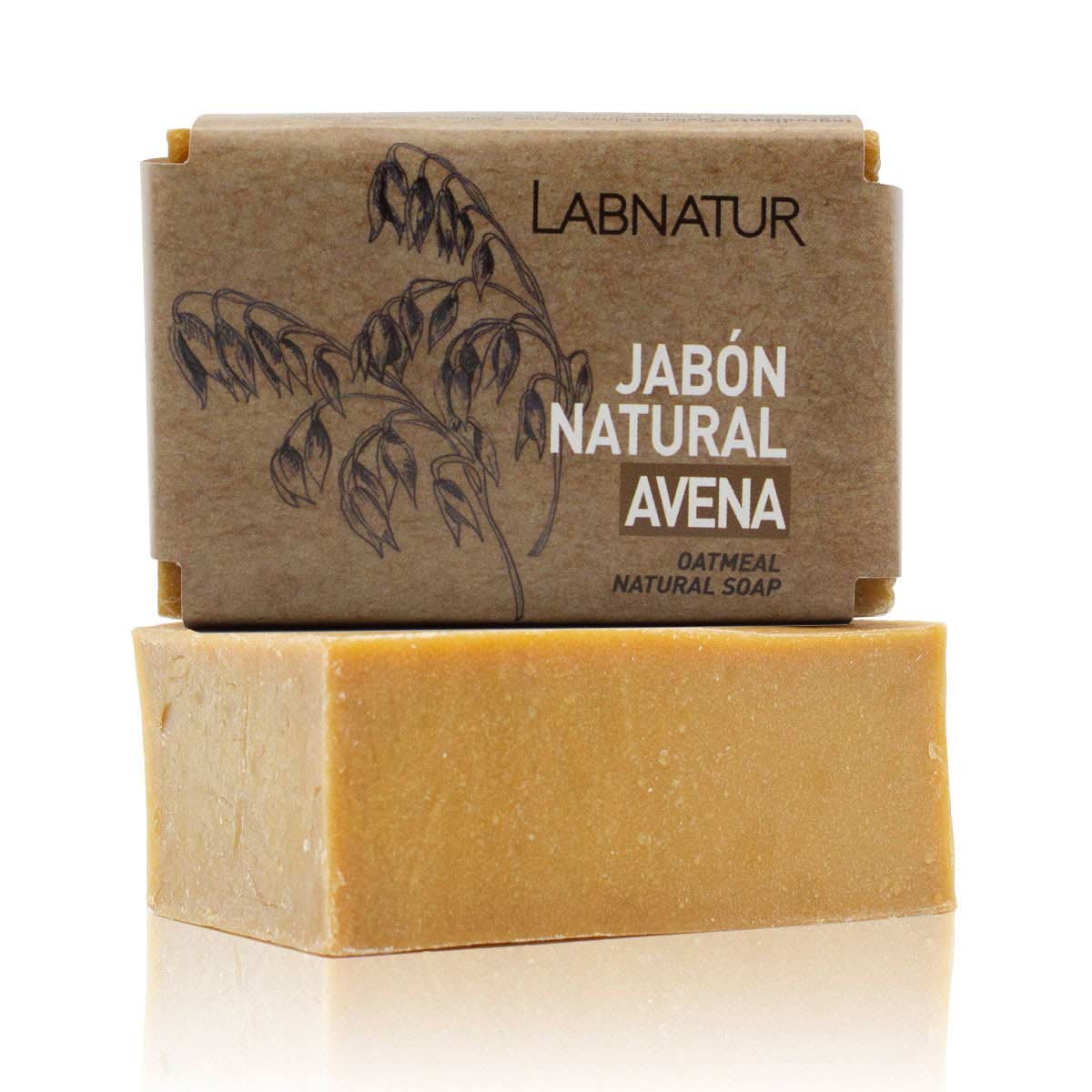 Jabón Natural Avena Labnatur 100 g | Calmante | Piel Sensible | Hidratación Suave_0