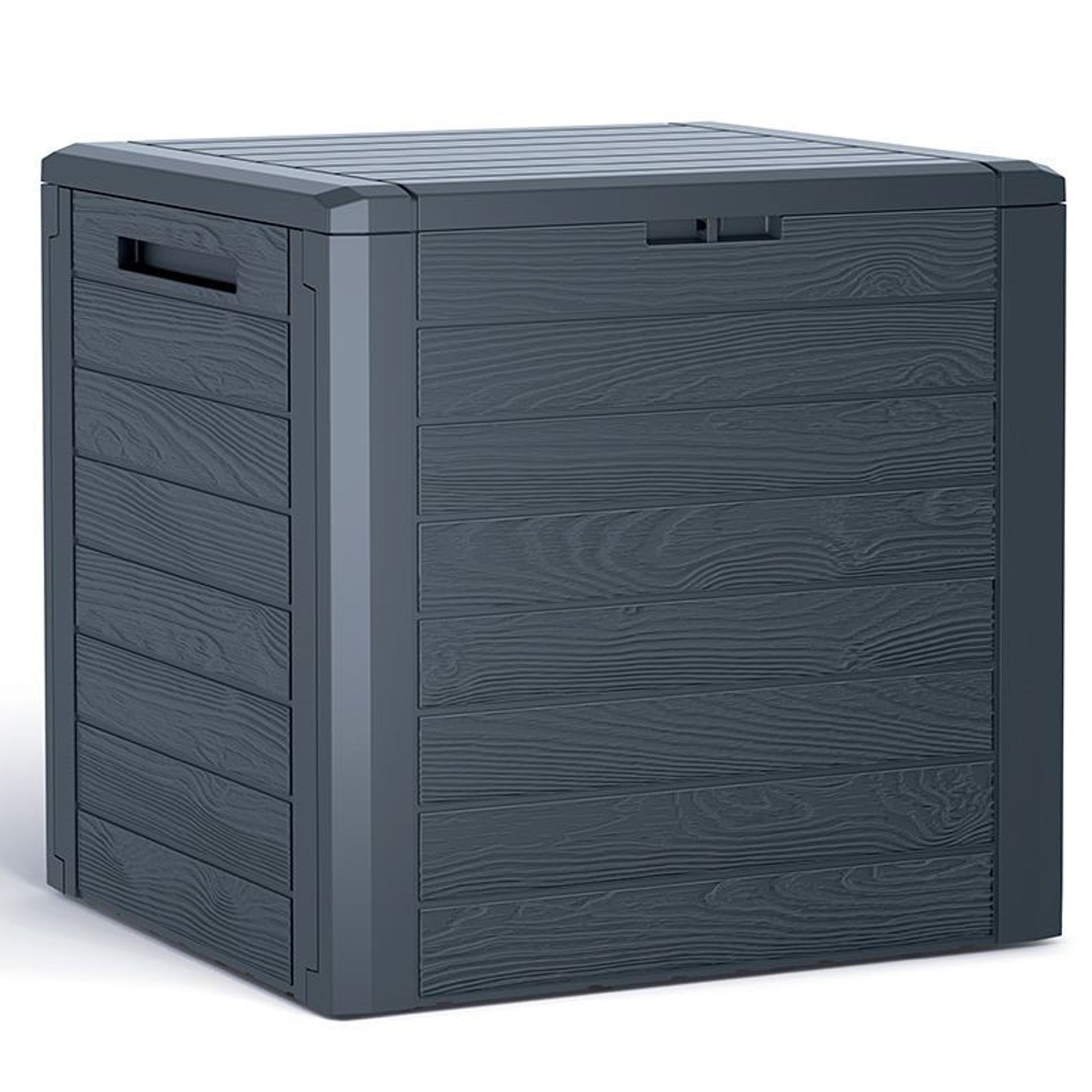 Baúl De Jardín Woodebox 140l., Dimensiones (mm) 585x460x550, Color Antracita_0