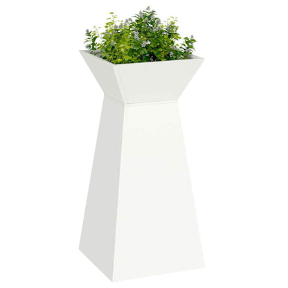 Maceta Pilar 2 Uds. Blanco 35 X 35 X 73 Cm_2