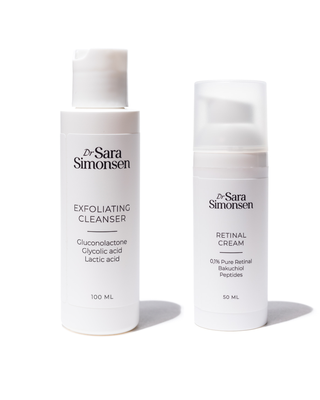 Pack Cosmética Crema Retinal Antienvejecimiento + Limpiador Exfoliante (50+100ml)| Pack Textura Refinada_0