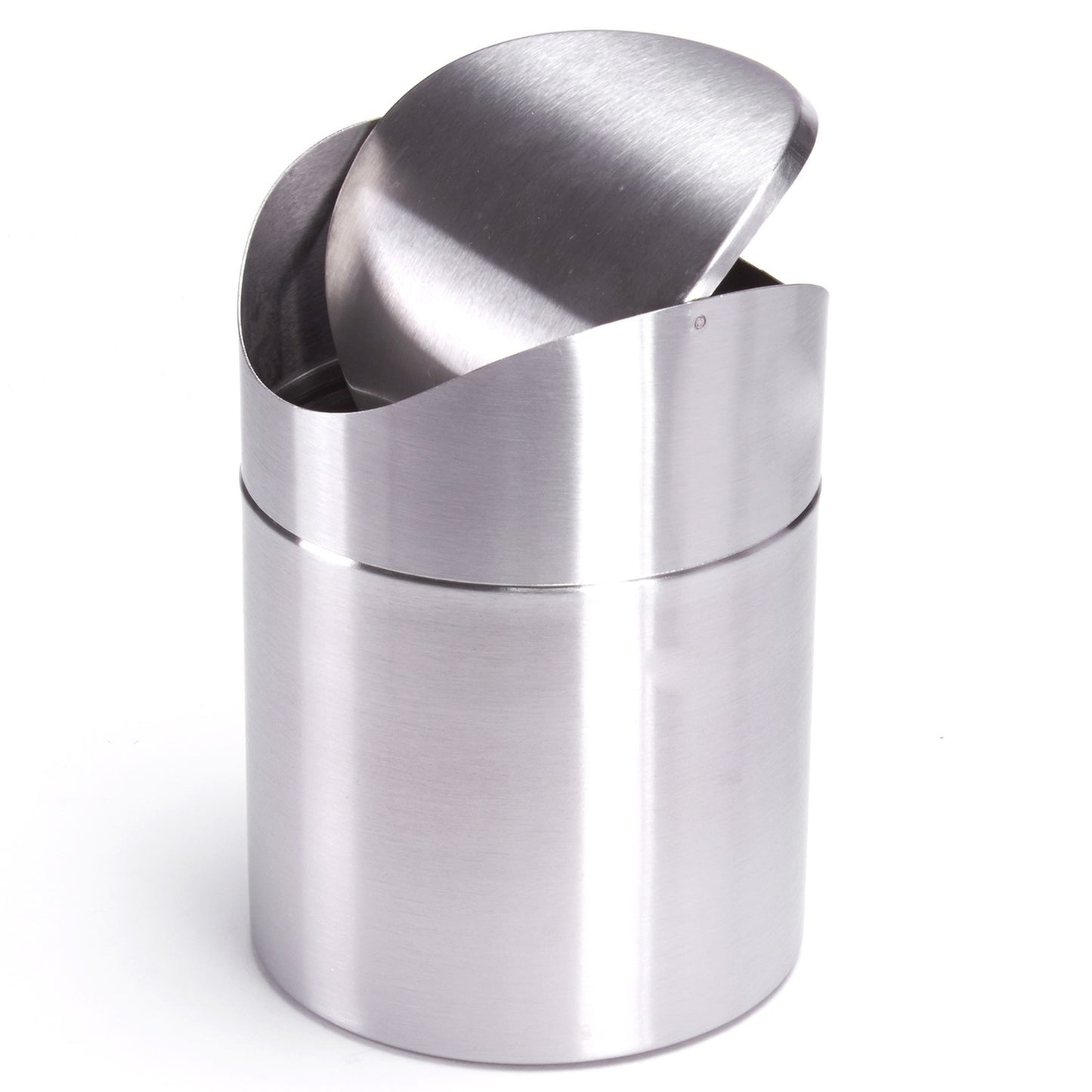 Cubo De Basura Msv Con Capacidad De 1,5 Litros De Acero Inoxidable Con Tapa 12 X 17 Cm._2