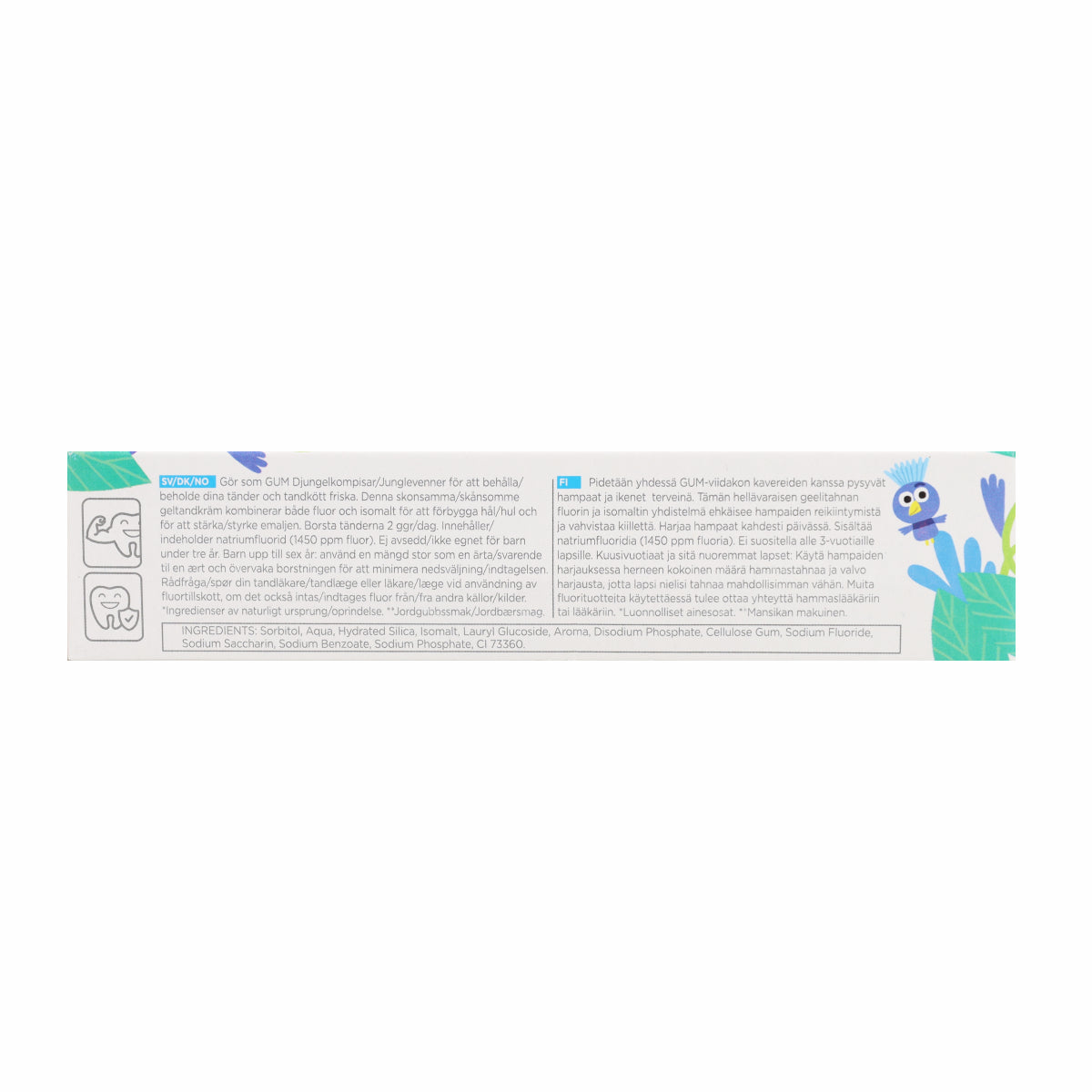 Junior gel dentífrico fresa Gum 50ml (6+)