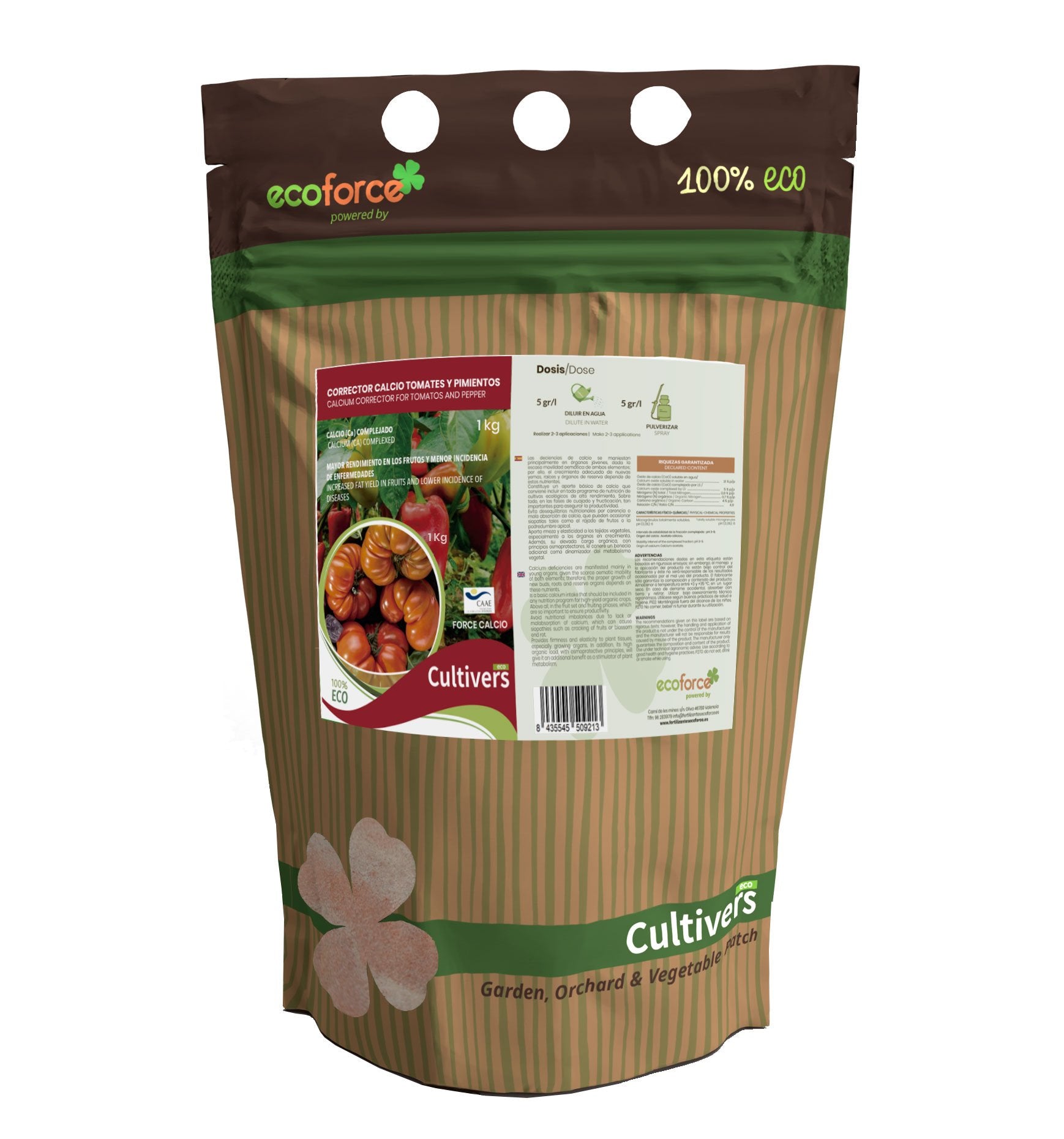 Abono calcio para tomates y pimientos Ecológico Cultivers_0