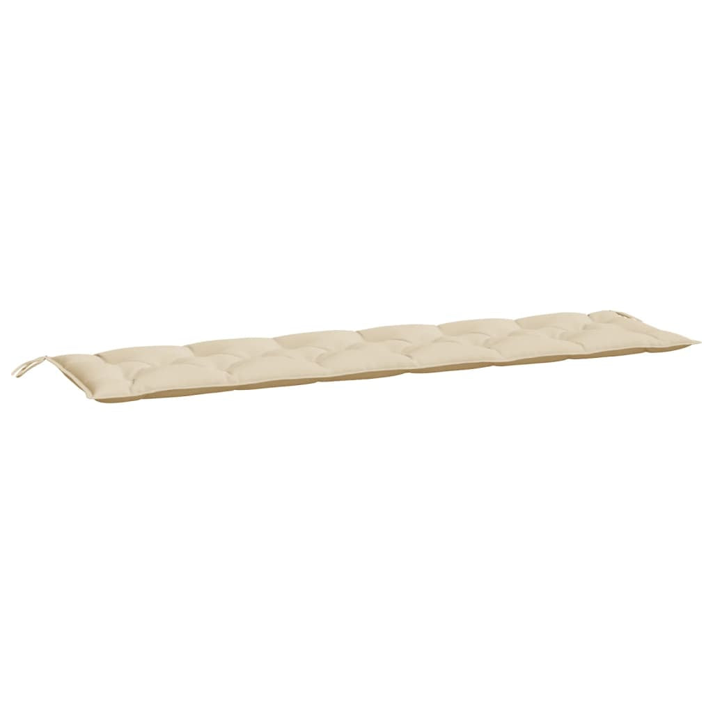 Vidaxl Cojín De Banco De Jardín Tela Oxford Beige 200x50x7 Cm_0