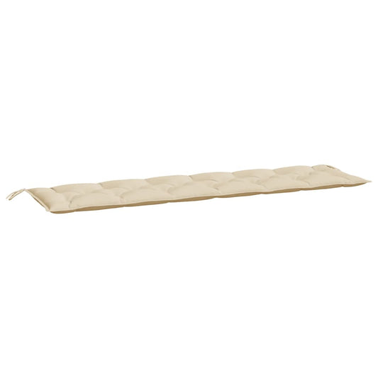 Vidaxl Cojín De Banco De Jardín Tela Oxford Beige 200x50x7 Cm_0