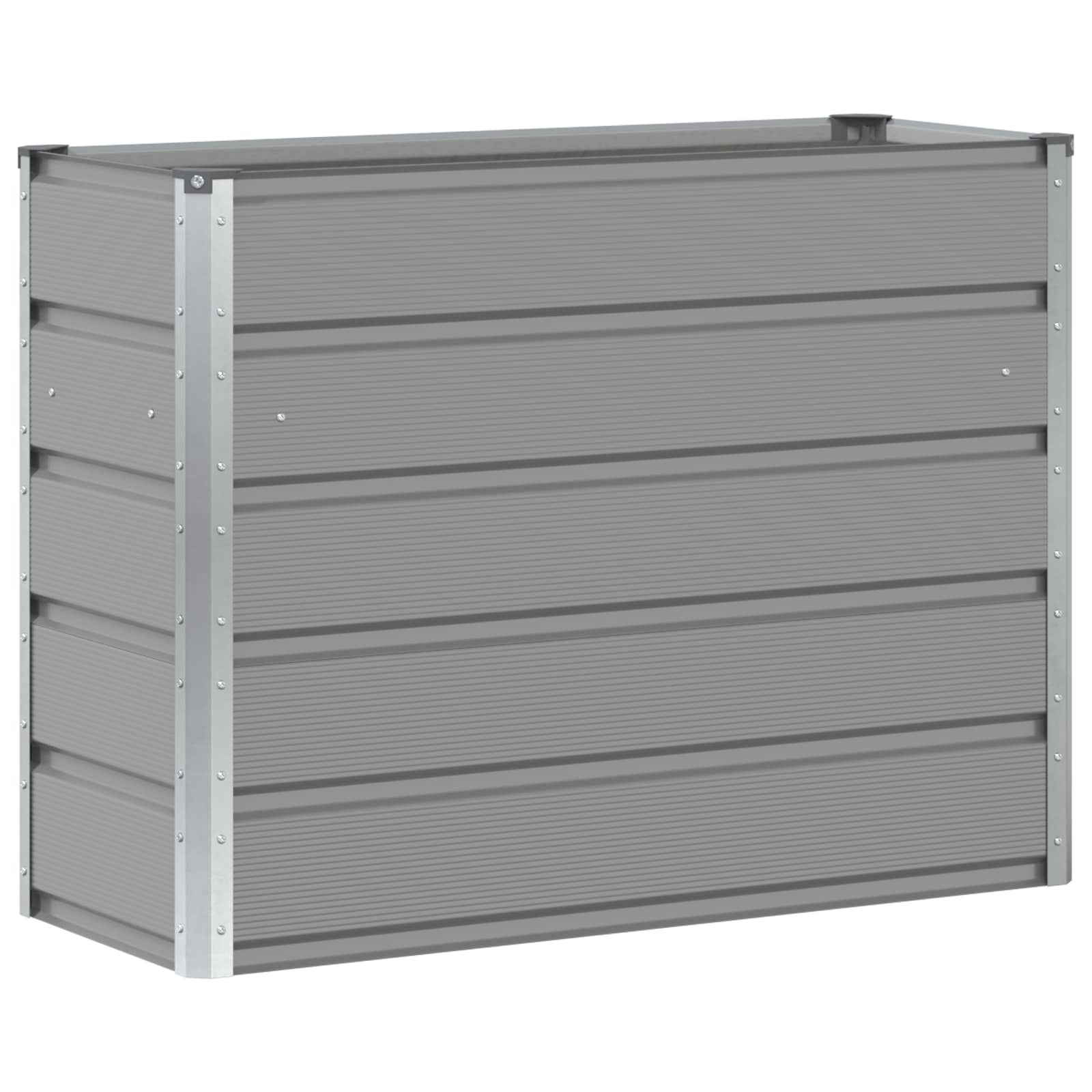 Jardinera Gris Claro 100 X 40 X 75 Cm Acero_0