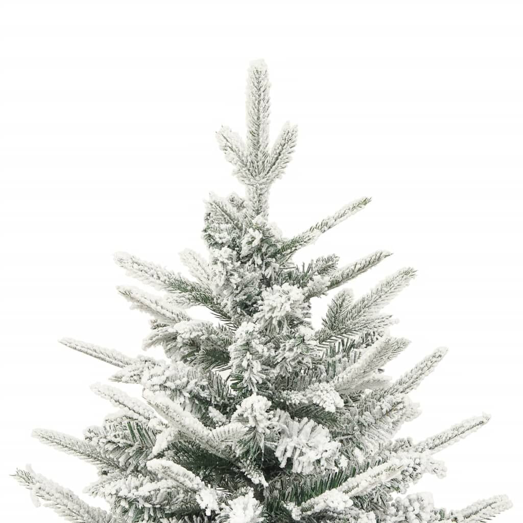 Vidaxl Árbol De Navidad Artificial Con Nieve Pvc Y Pe Verde 120 Cm_1