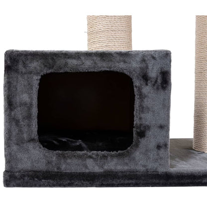 Quapas! Árbol Rascador Para Gatos Bandit Gris Oscuro 76x45x82 Cm_3