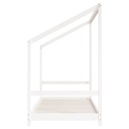 Vidaxl Estructura De Cama Para Niños Madera Pino Blanco 2x(90x200) Cm_4
